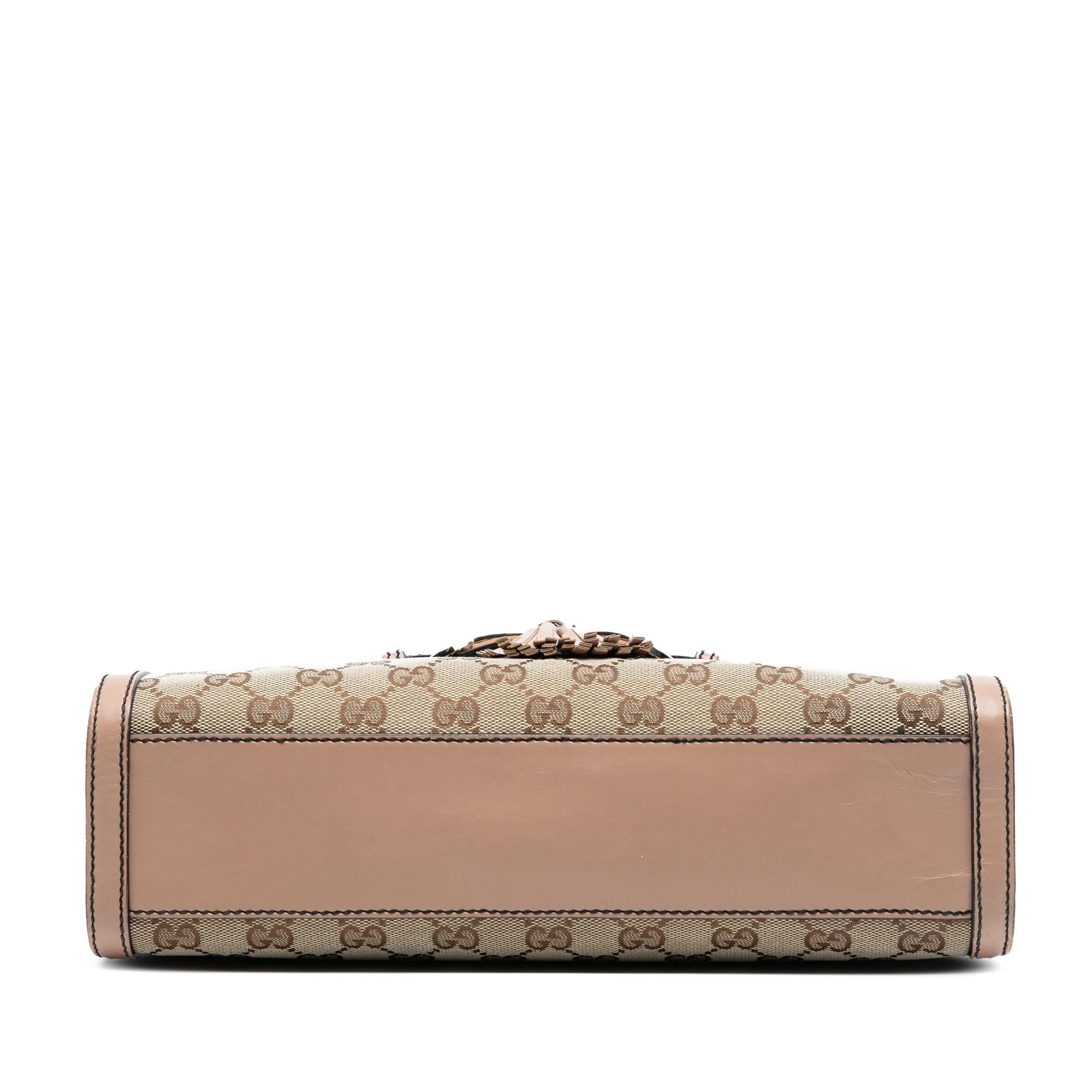 Gucci Medium GG Canvas Emily Shoulder Bag