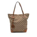 Gucci Medium GG Canvas GG Charm Tote