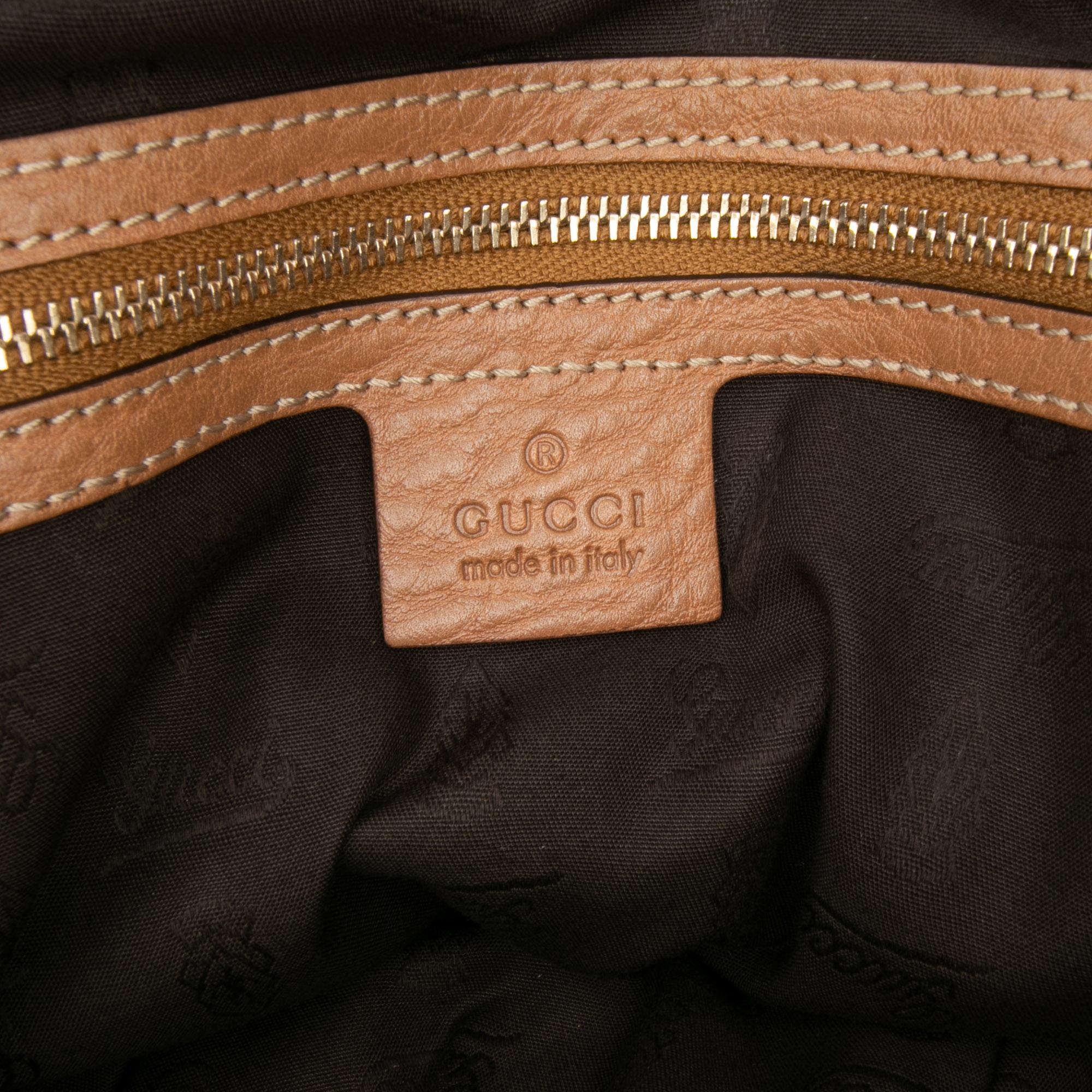 Gucci Medium GG Canvas GG Charm Tote