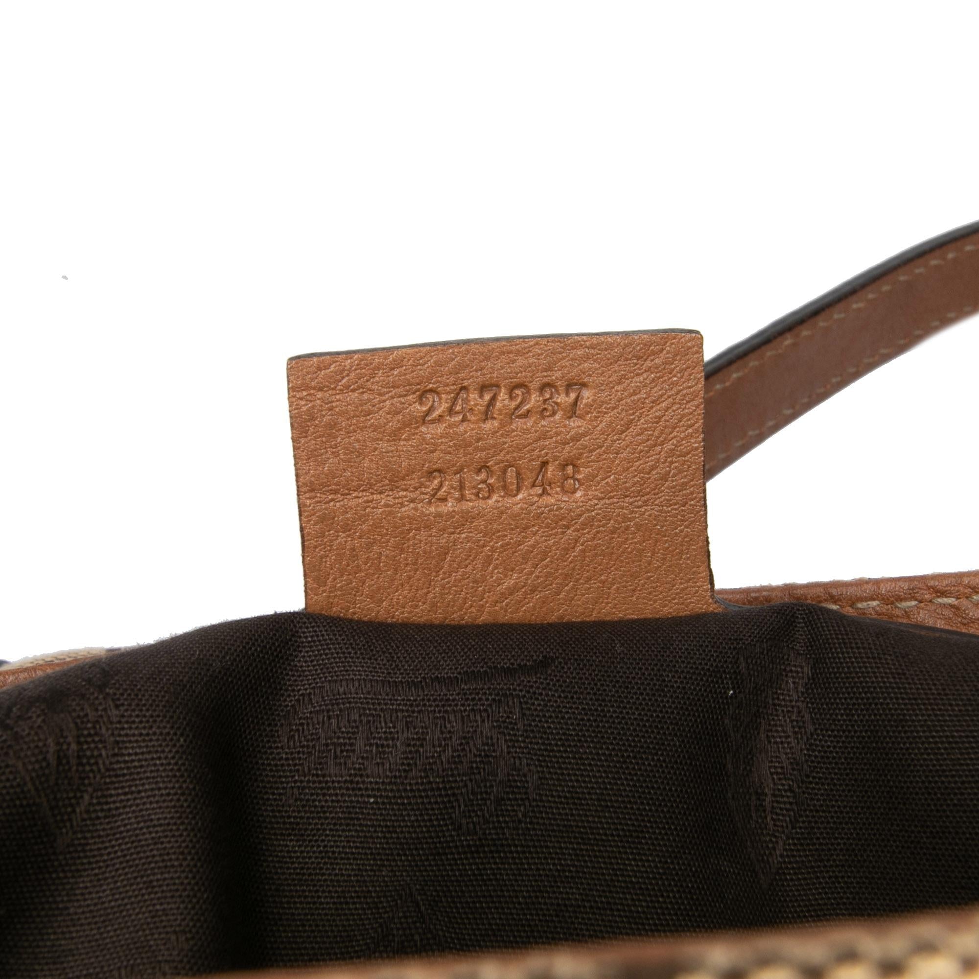 Gucci Medium GG Canvas GG Charm Tote