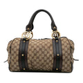 Gucci Medium GG Canvas Interlocking G Boston Bag