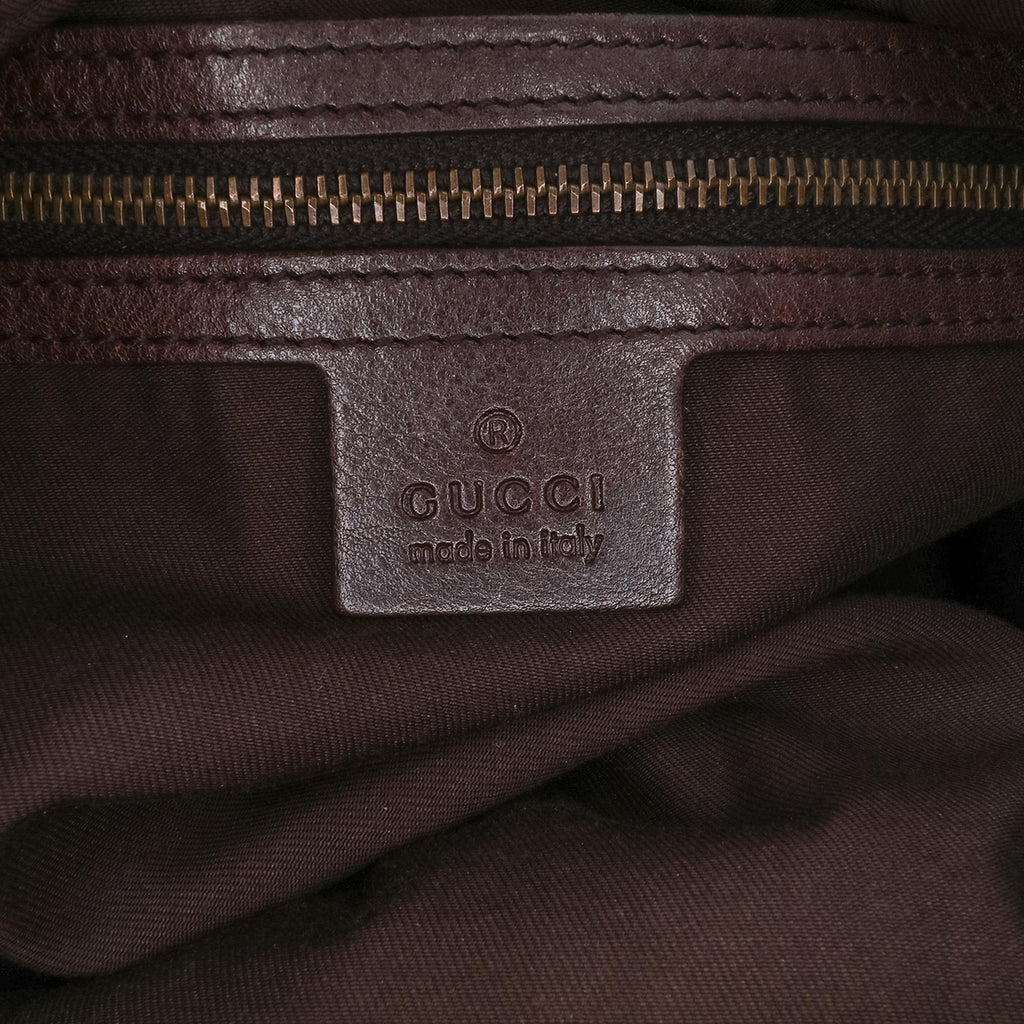 Gucci Medium GG Canvas Interlocking G Boston Bag