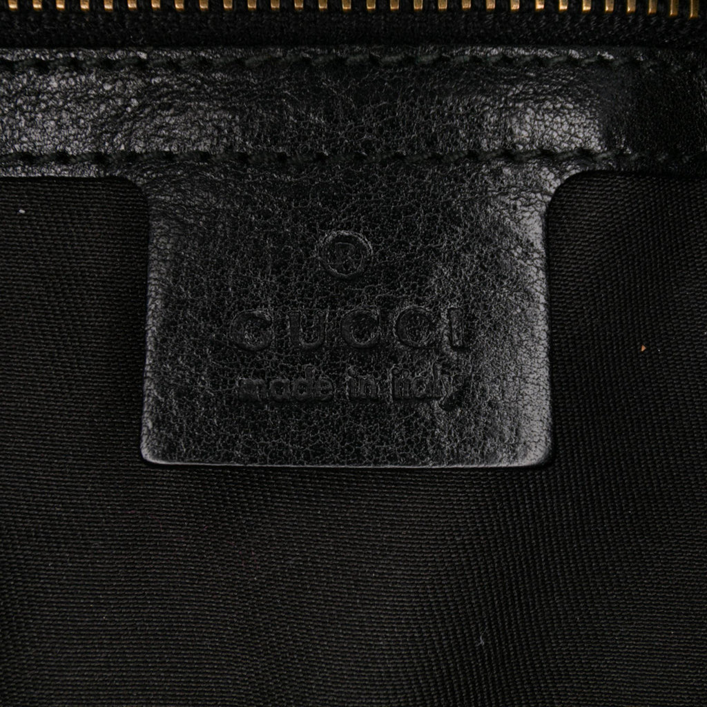 Gucci Medium GG Canvas Jockey Hobo