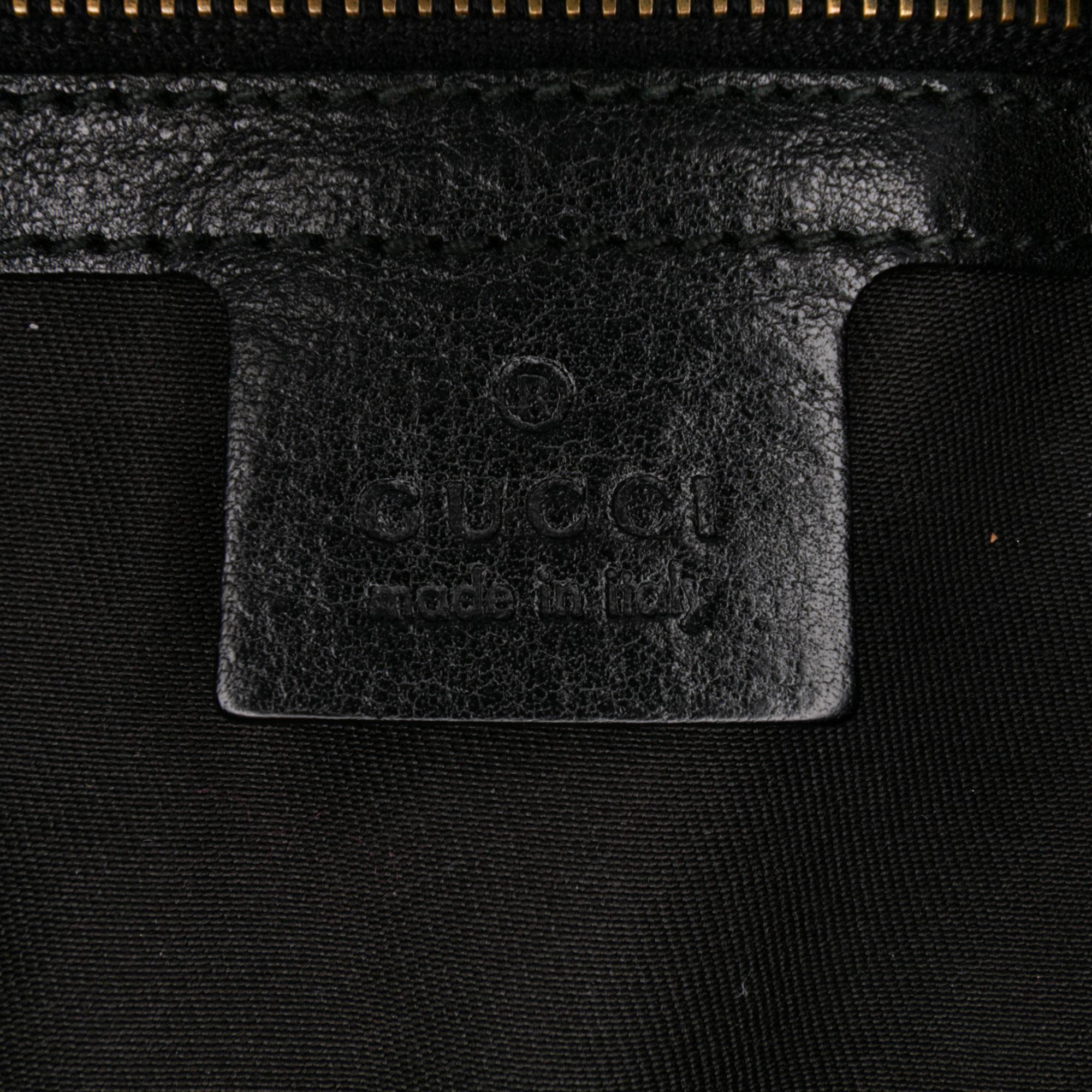 Gucci Medium GG Canvas Jockey Hobo