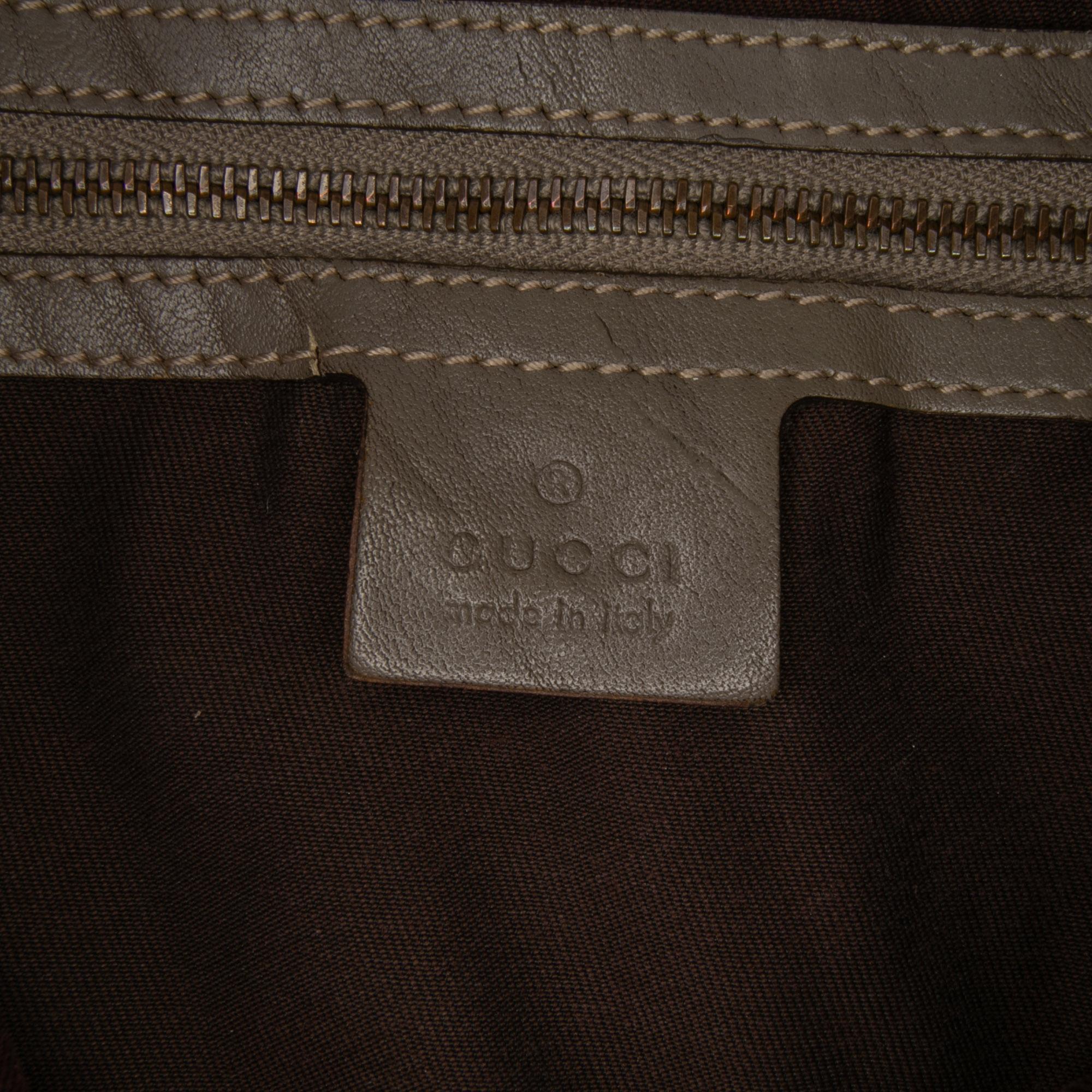 Gucci Medium GG Canvas Jockey Hobo