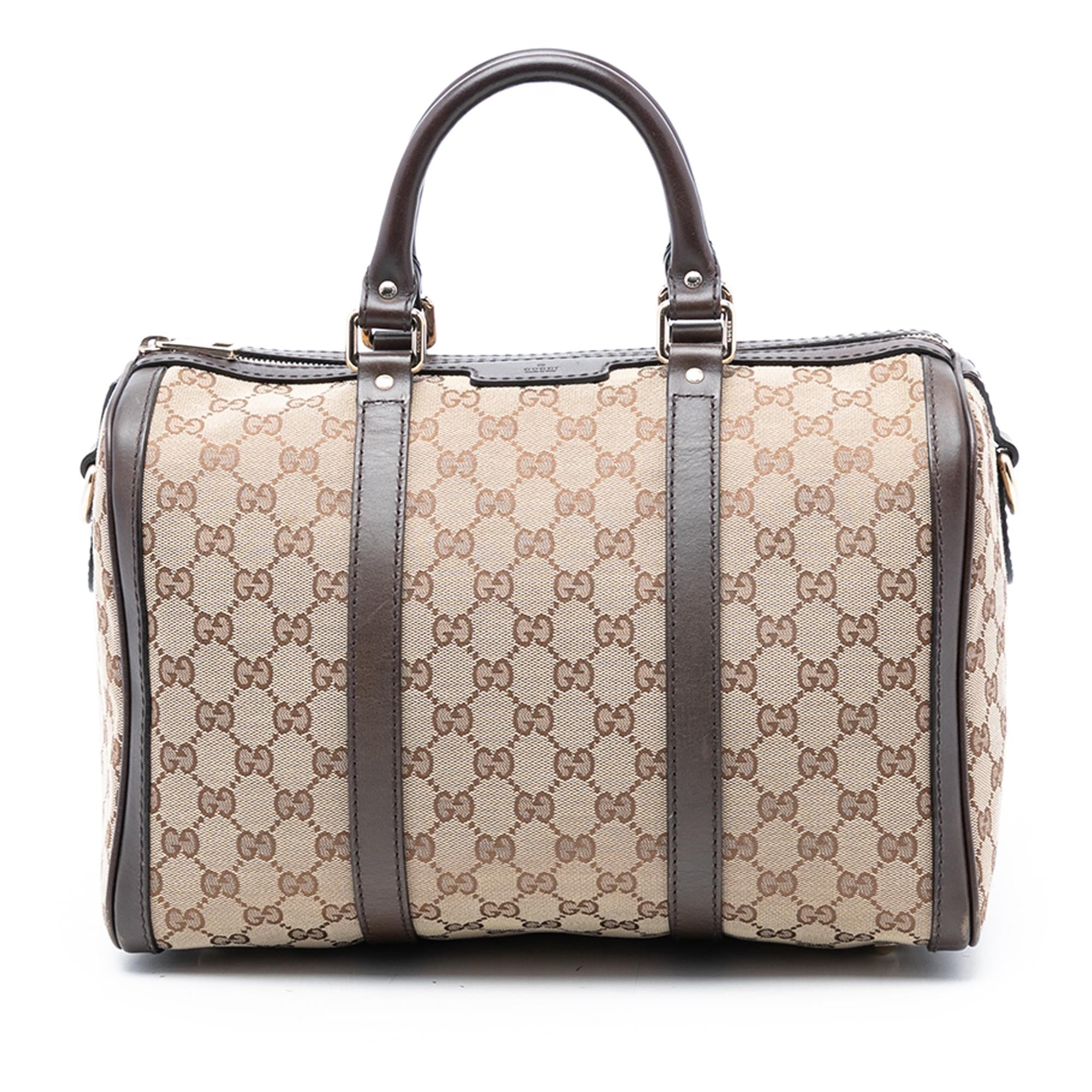 Gucci Medium GG Canvas Joy Boston Bag