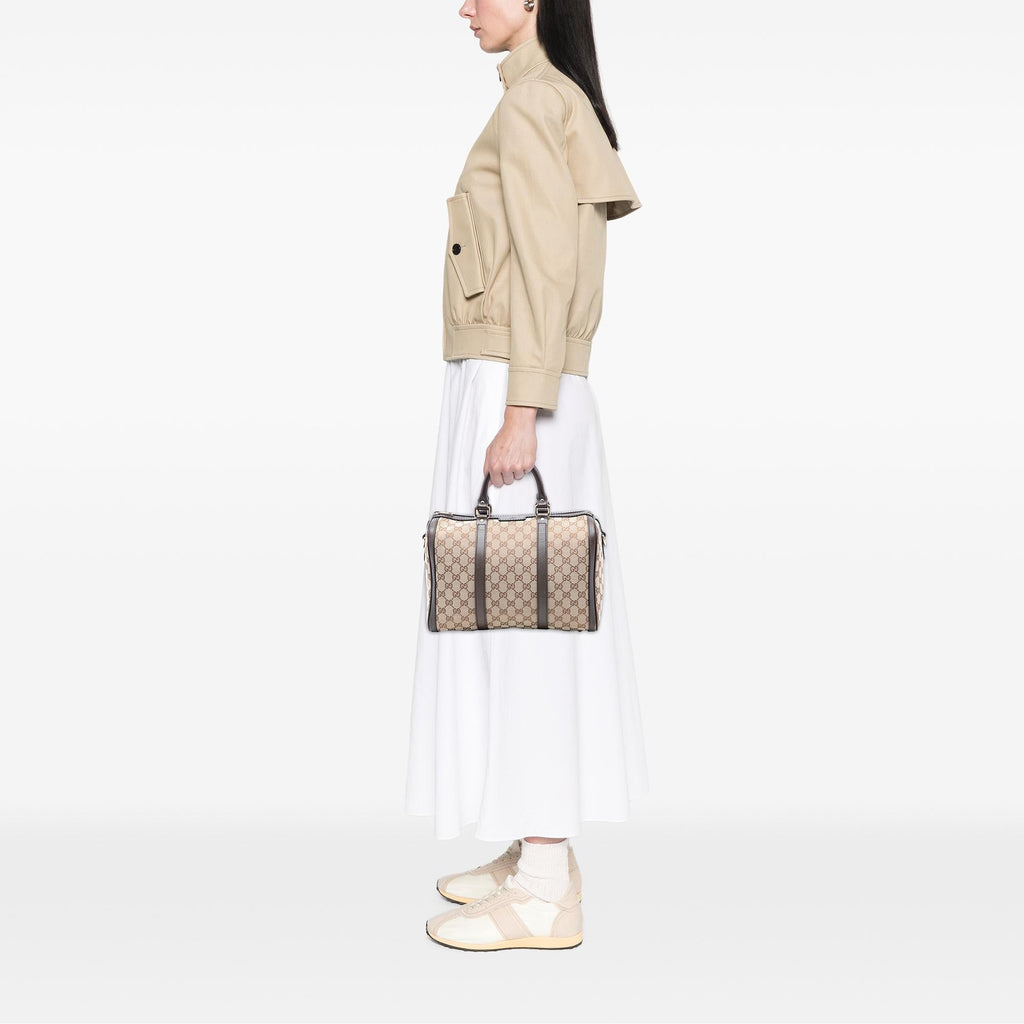 Gucci Medium GG Canvas Joy Boston Bag