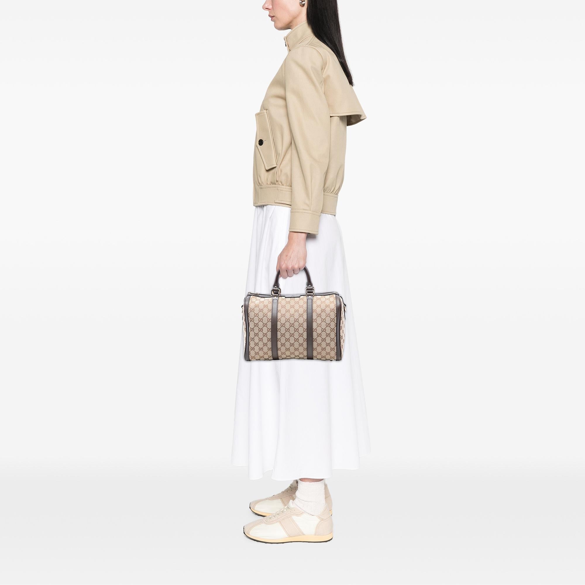 Gucci Medium GG Canvas Joy Boston Bag