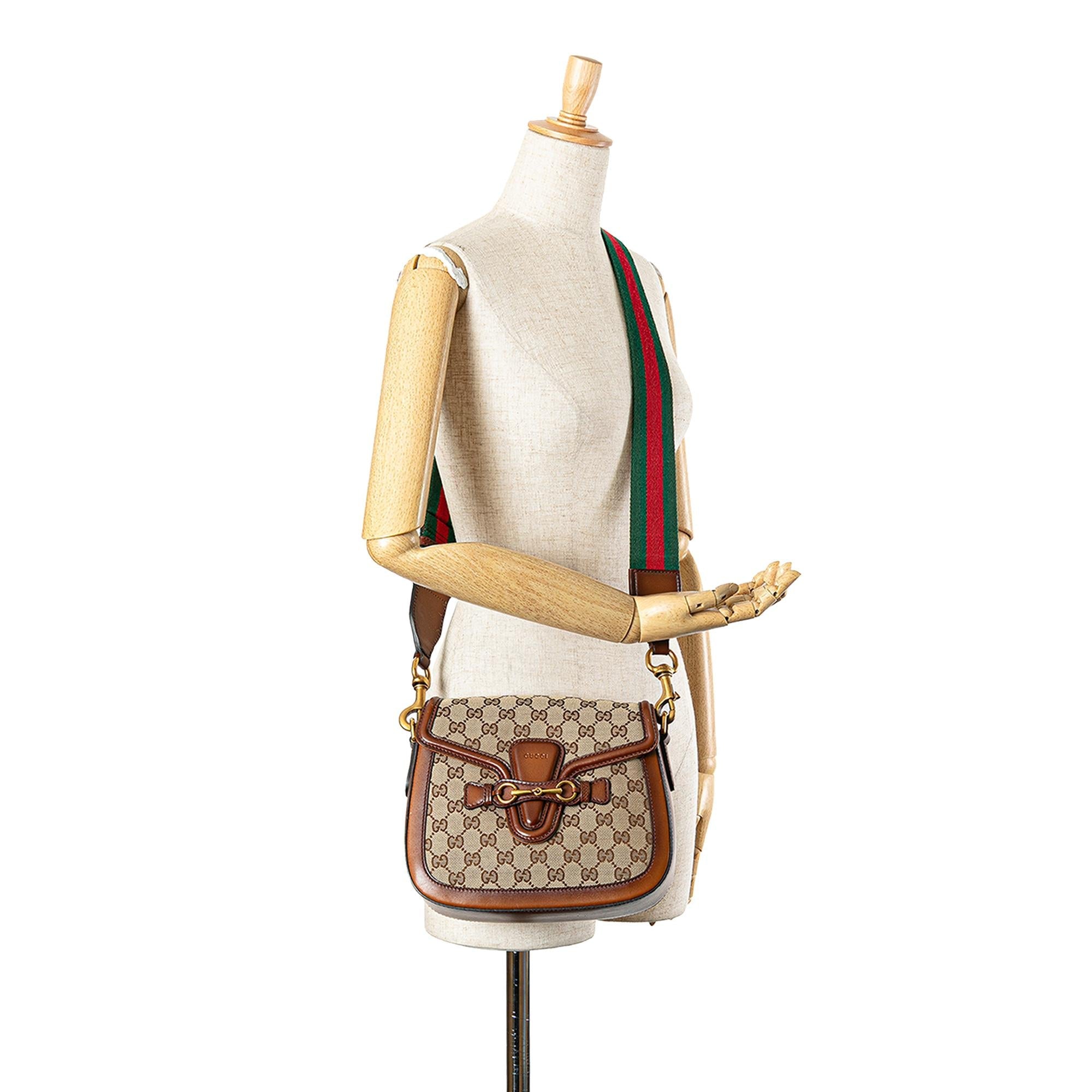 Gucci Medium GG Canvas Lady Web Crossbody