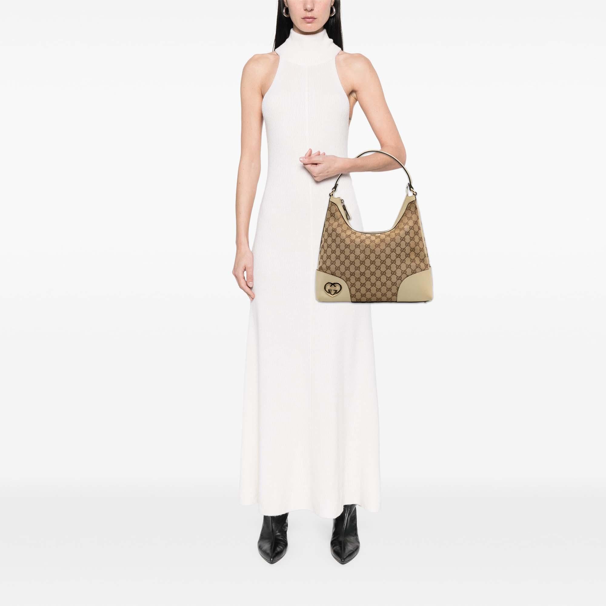 Gucci Medium GG Canvas Lovely Shoulder Bag