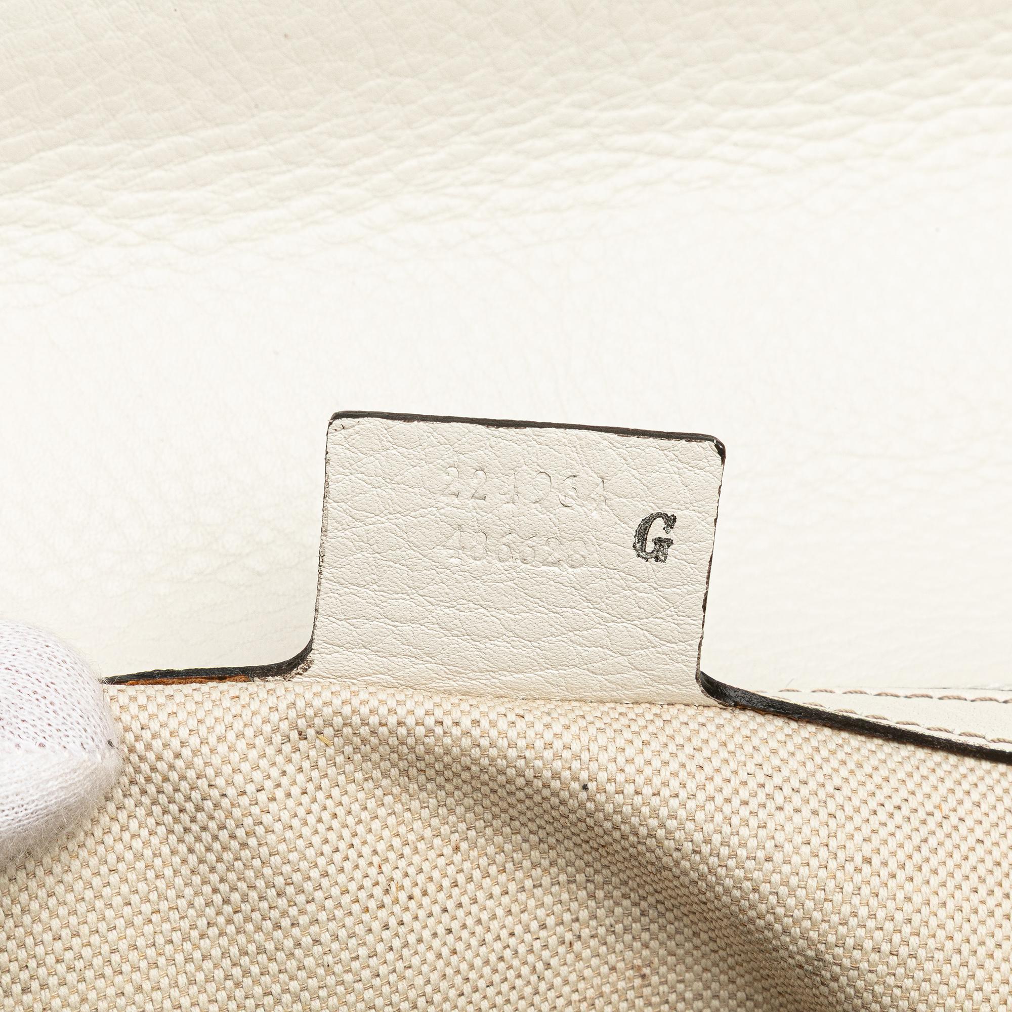 Gucci Medium GG Canvas New Bamboo Satchel