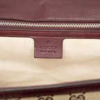 Gucci Medium GG Canvas New Bamboo Top Handle Bag