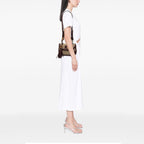 Gucci Medium GG Canvas New Bamboo Top Handle Bag