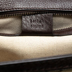 Gucci Medium GG Canvas New Bamboo Top Handle Bag