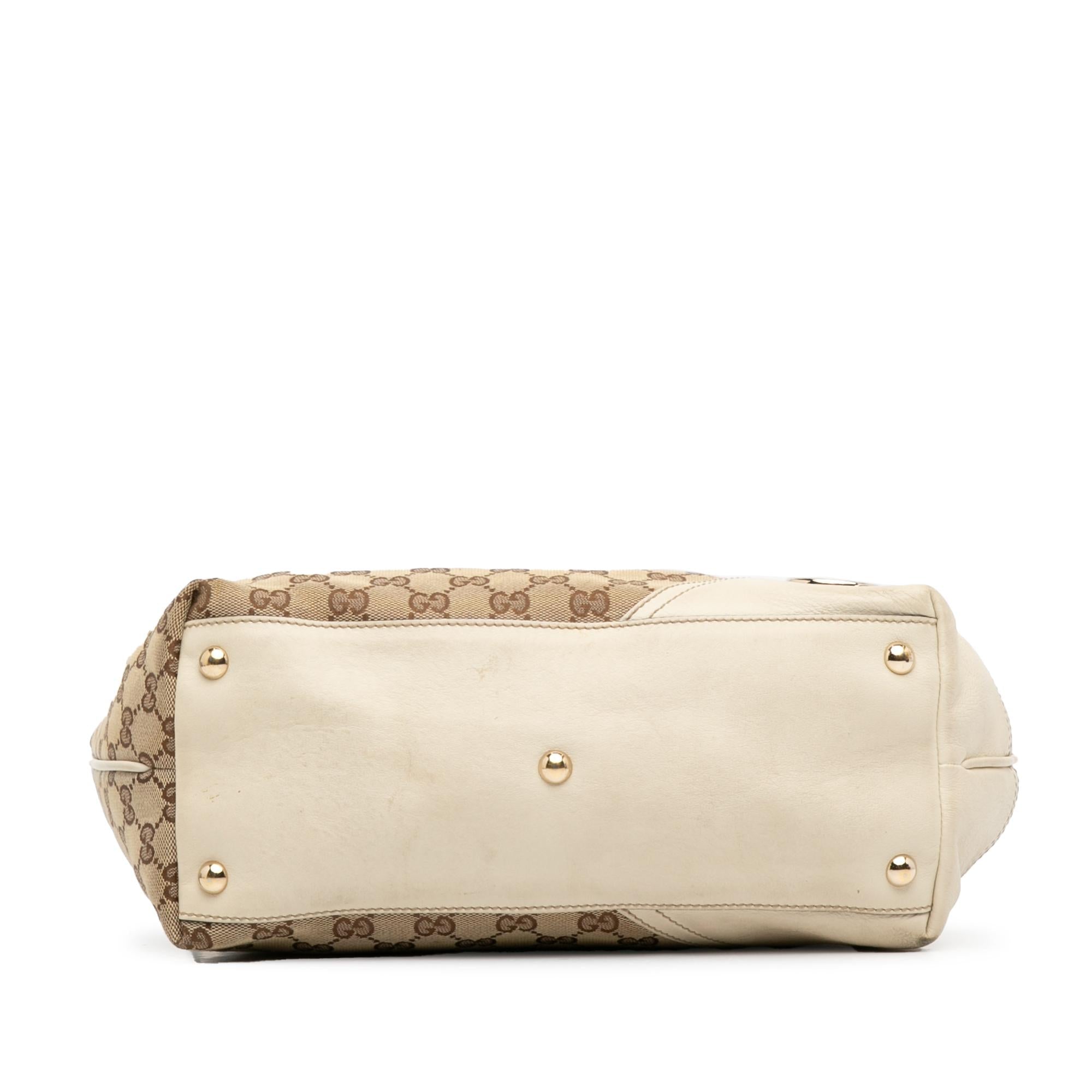 Gucci Medium GG Canvas New Britt Tote (SHG-8cJTJb)