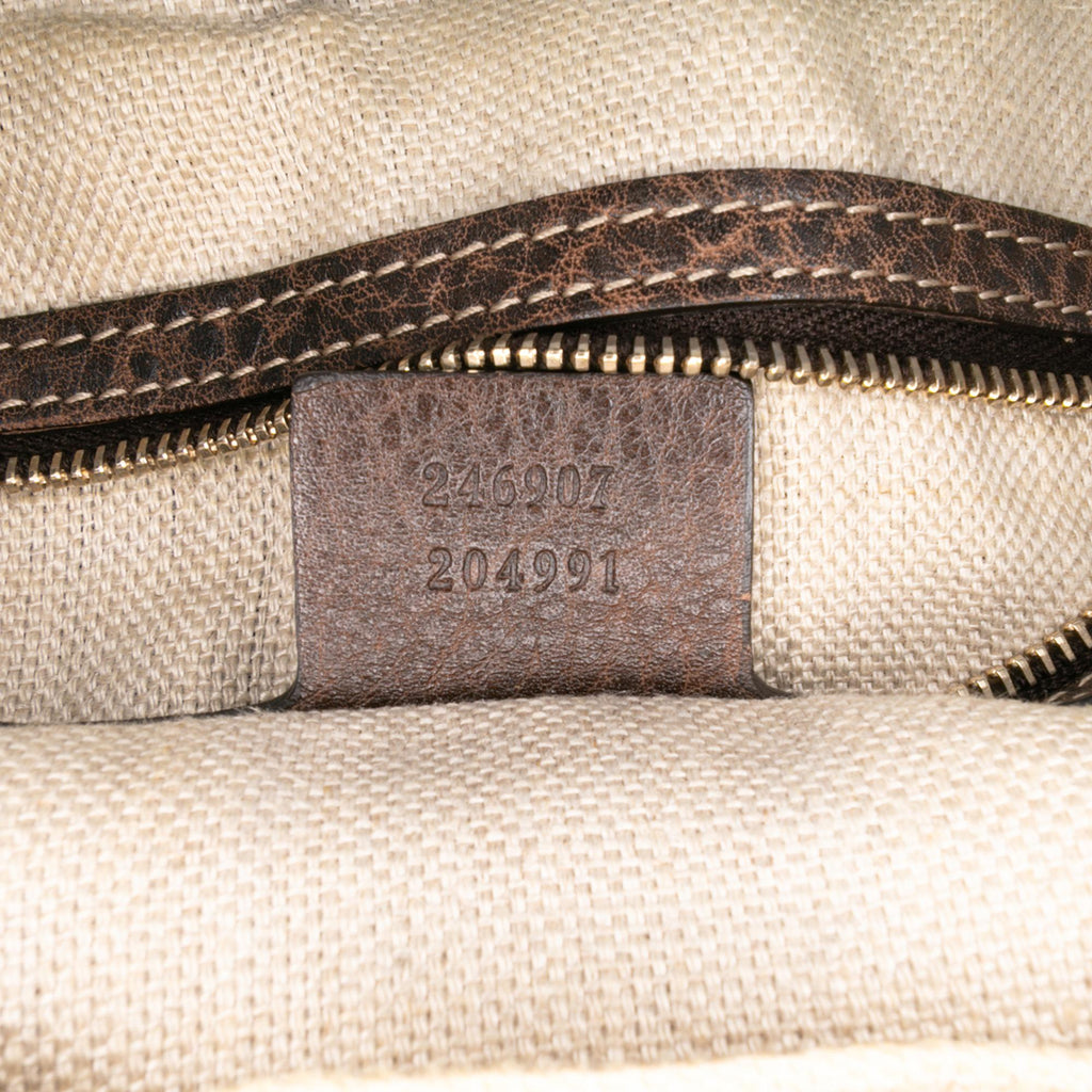 Gucci Medium GG Canvas New Jackie Satchel