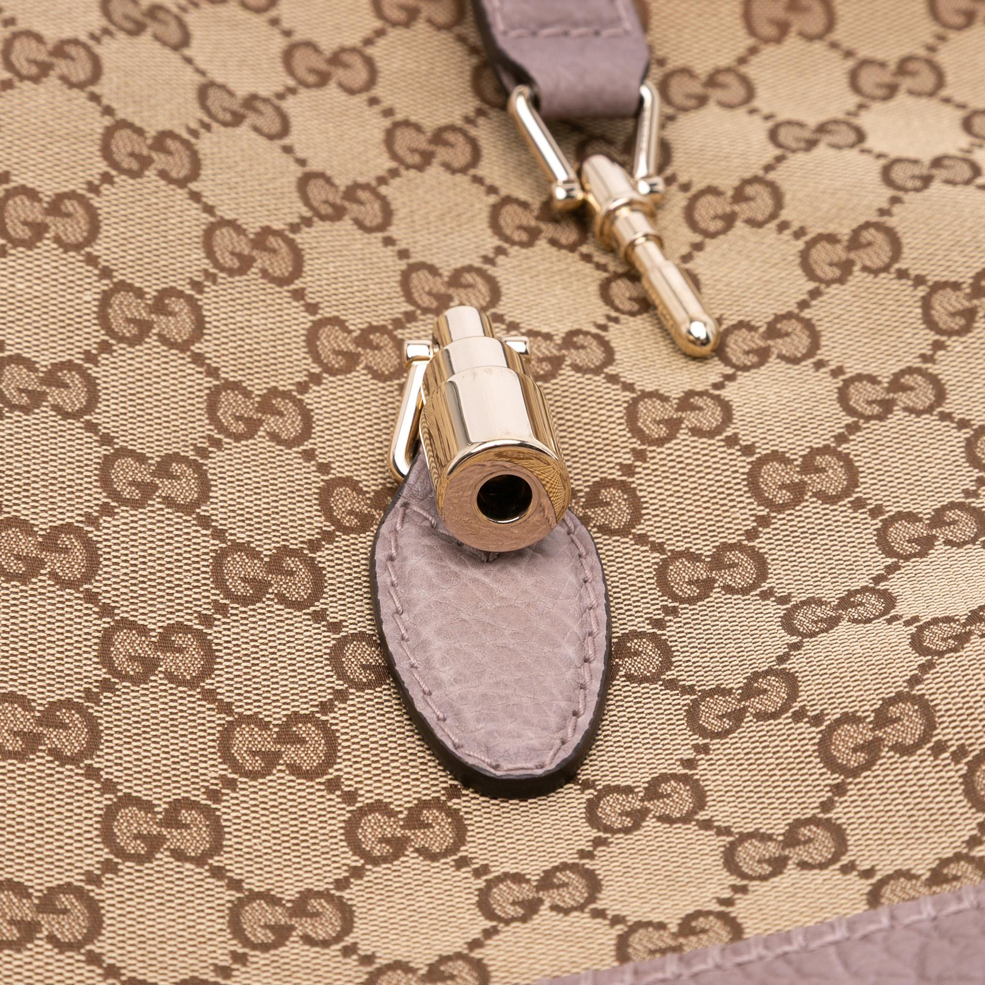 Gucci Medium GG Canvas New Jackie Satchel
