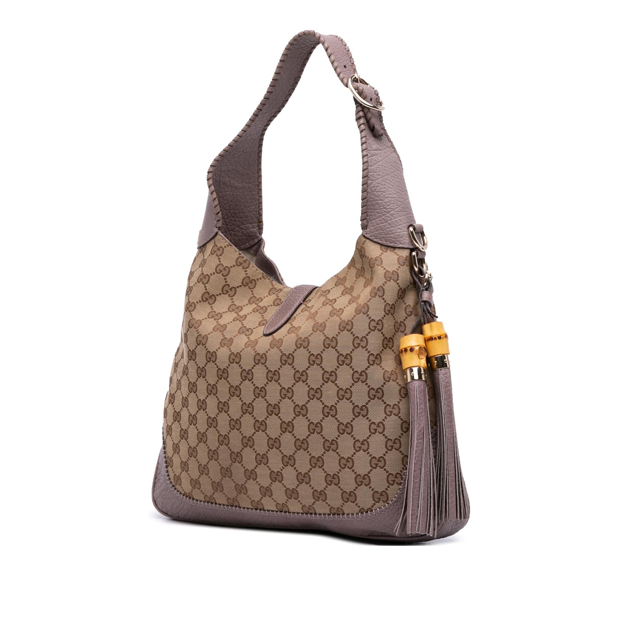 Gucci Medium GG Canvas New Jackie Satchel