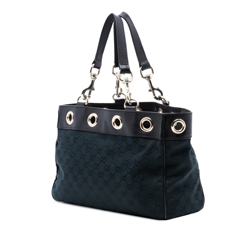 Gucci Medium GG Canvas Positano Tote