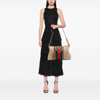 Gucci Medium GG Canvas Rania Top Handle Bag