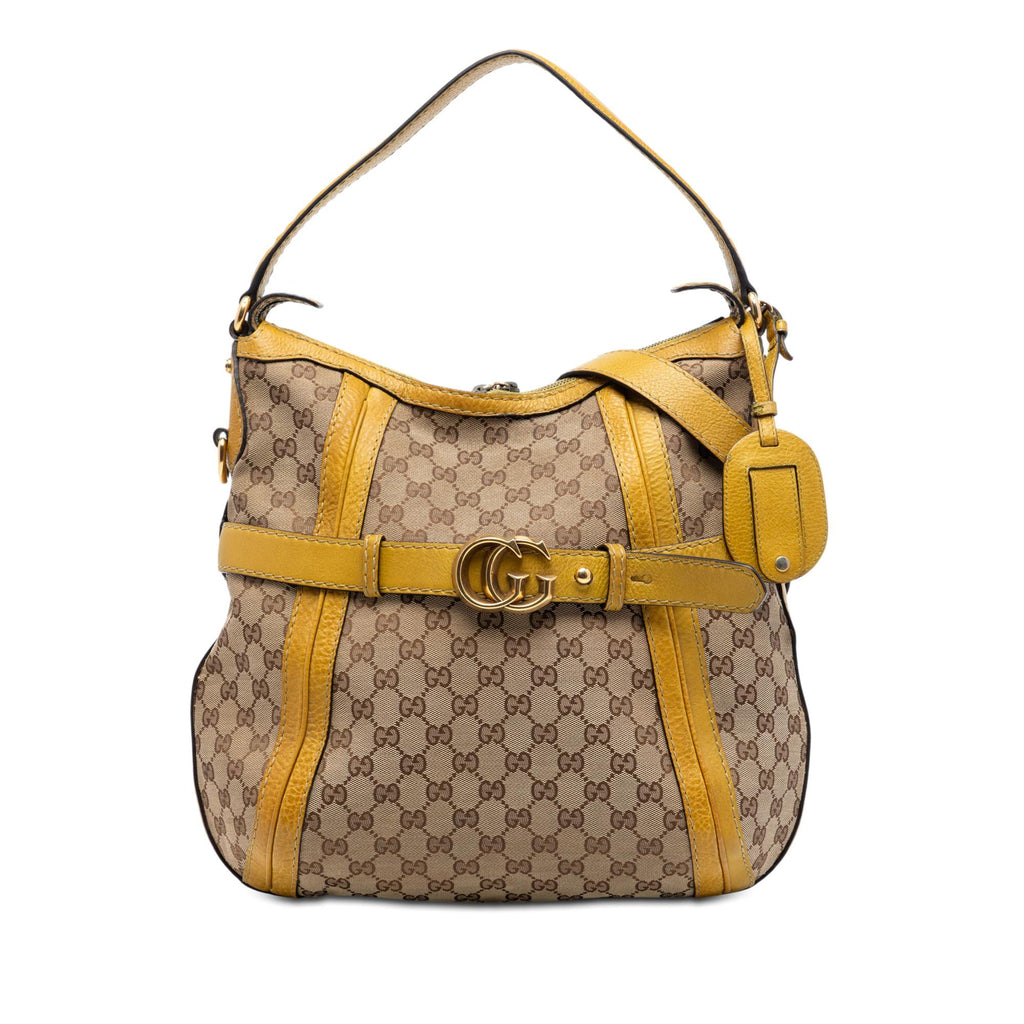 Gucci Medium GG Canvas Running Satchel