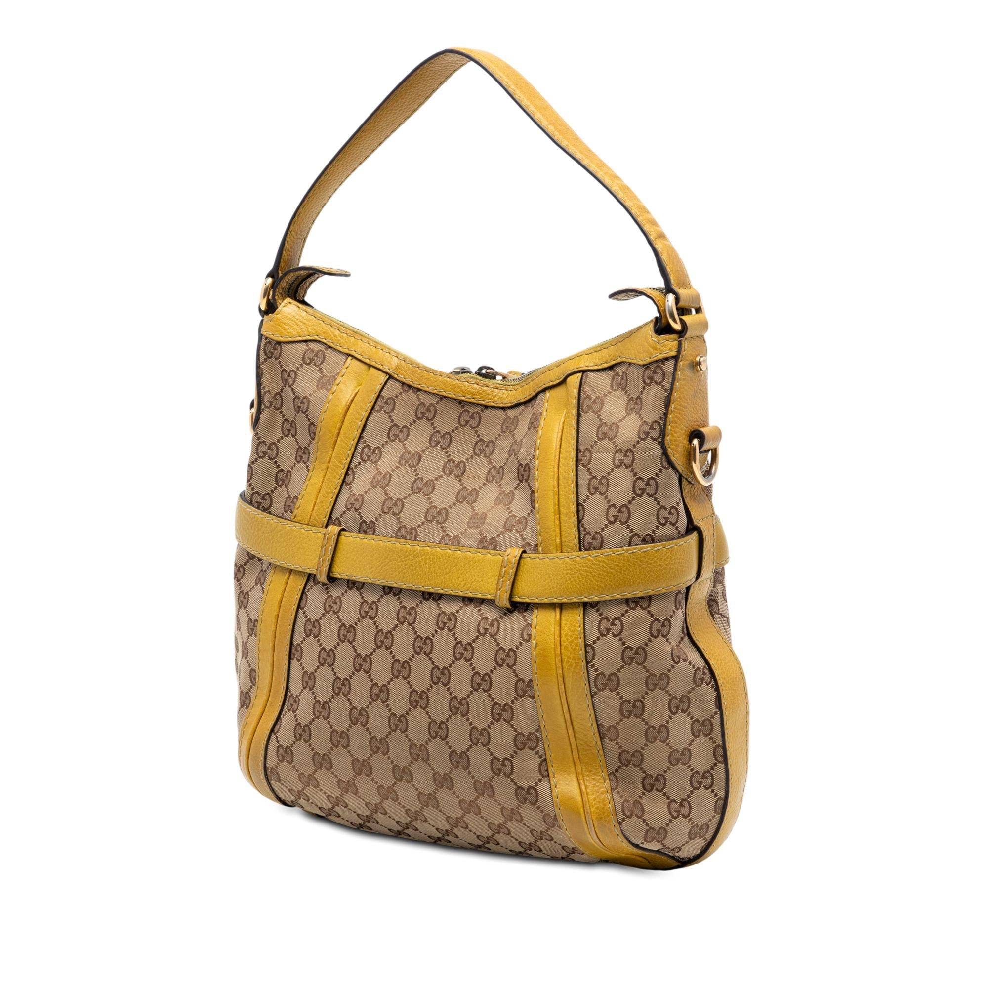 Gucci Medium GG Canvas Running Satchel