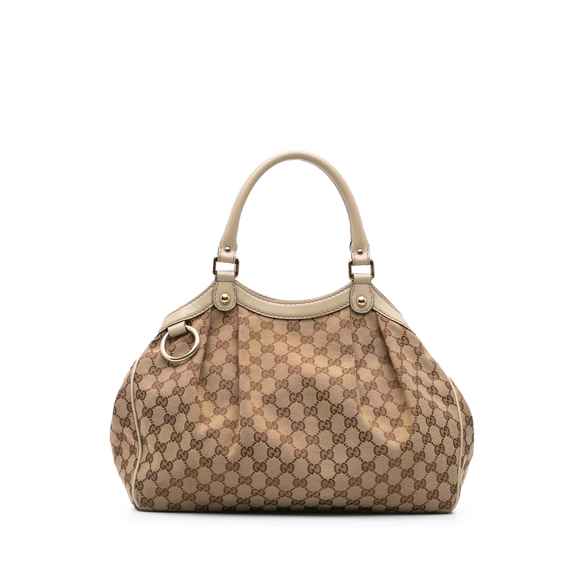 Gucci Medium GG Canvas Sukey Tote