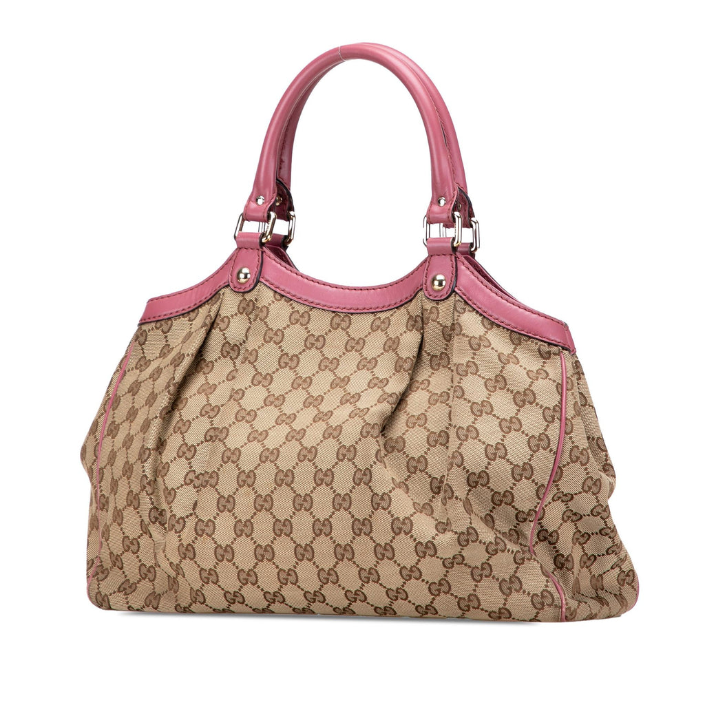 Gucci Medium GG Canvas Sukey Tote