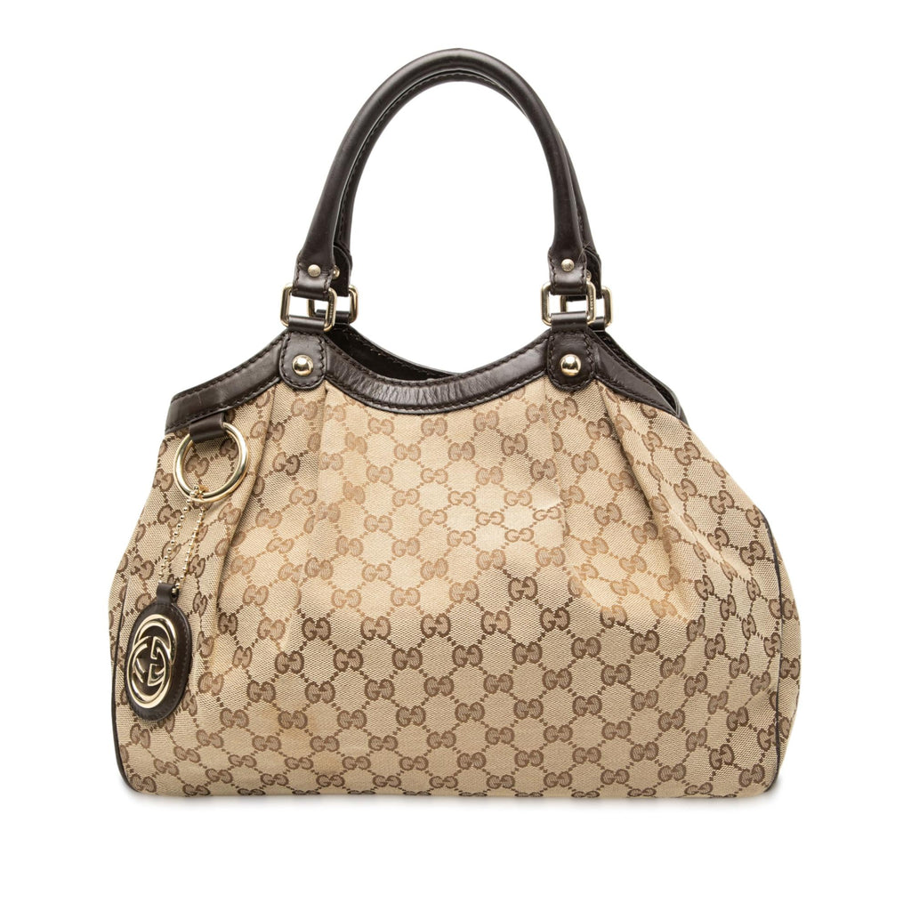 Gucci Medium GG Canvas Sukey Tote