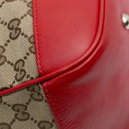 Gucci Medium GG Canvas Valentine Top Handle Bag