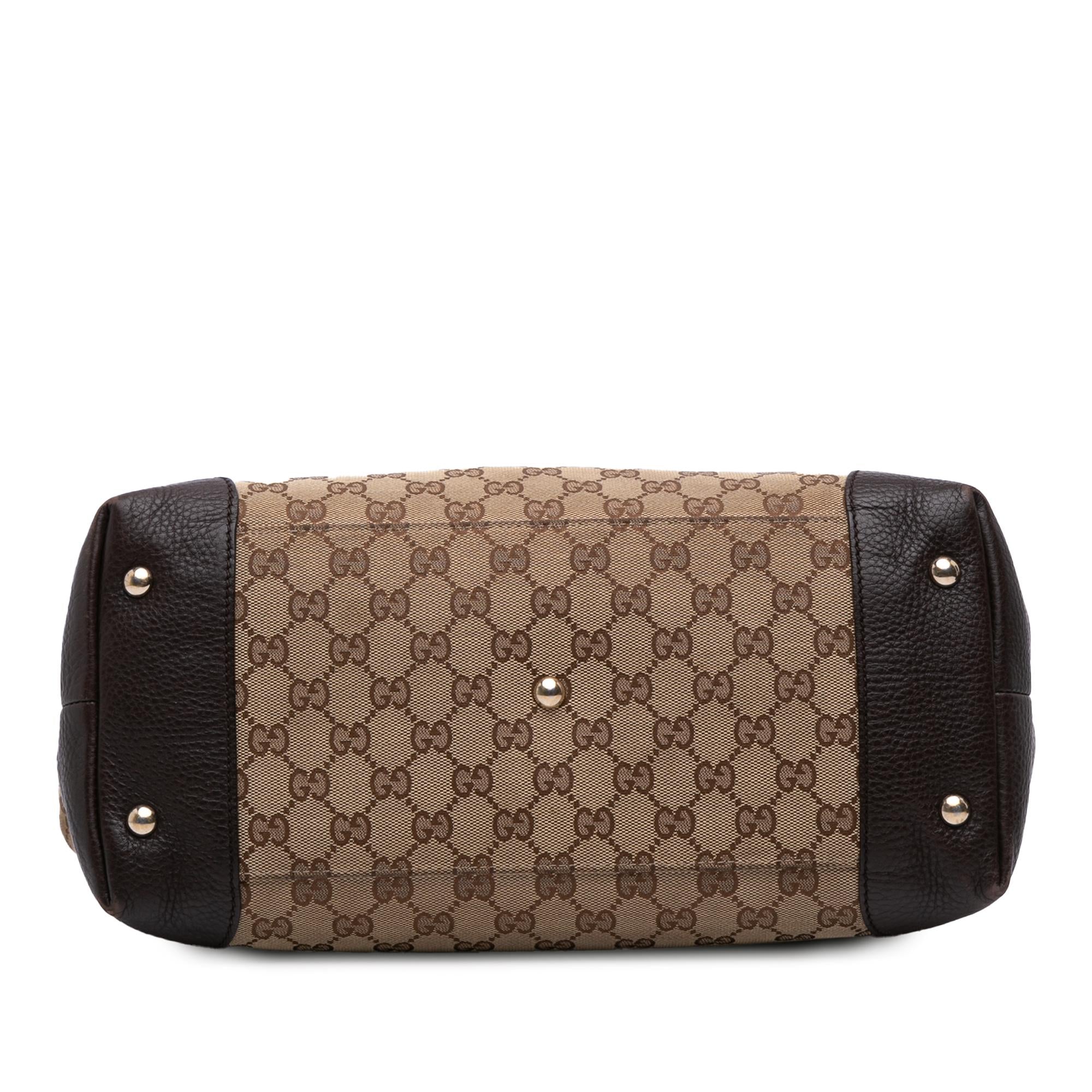 Gucci Medium GG Canvas Web Dressage Tote