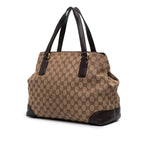 Gucci Medium GG Canvas Web Dressage Tote