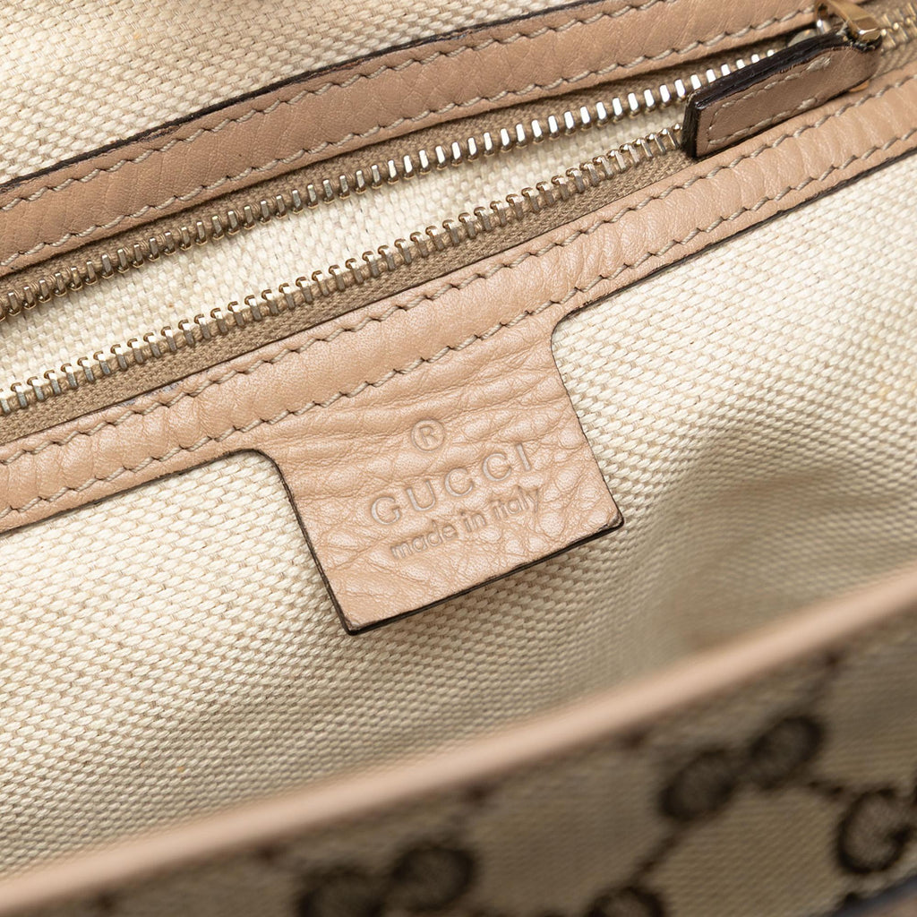 Gucci Medium GG Canvas Web Dressage Tote