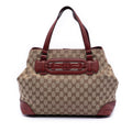 Gucci Medium GG Canvas Web Dressage Tote