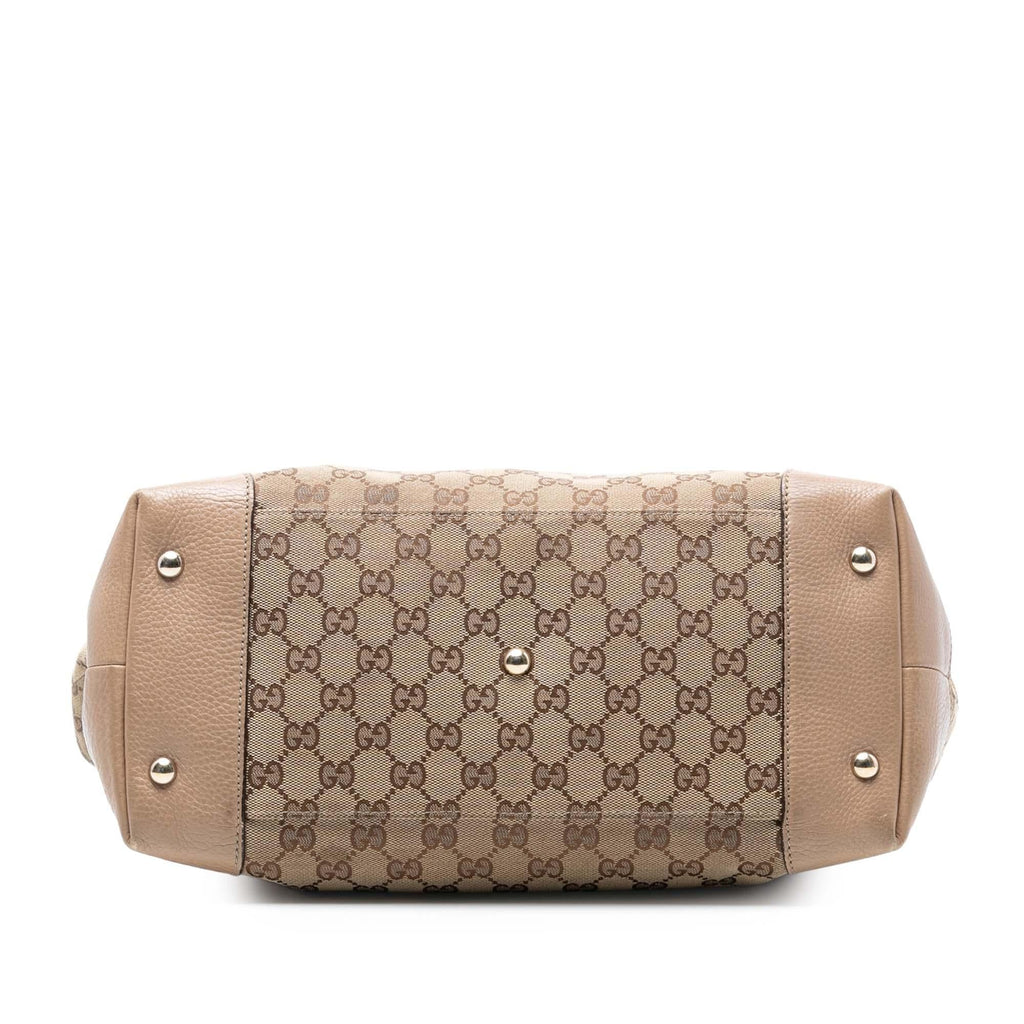 Gucci Medium GG Canvas Web Dressage Tote