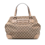 Gucci Medium GG Canvas Web Dressage Tote