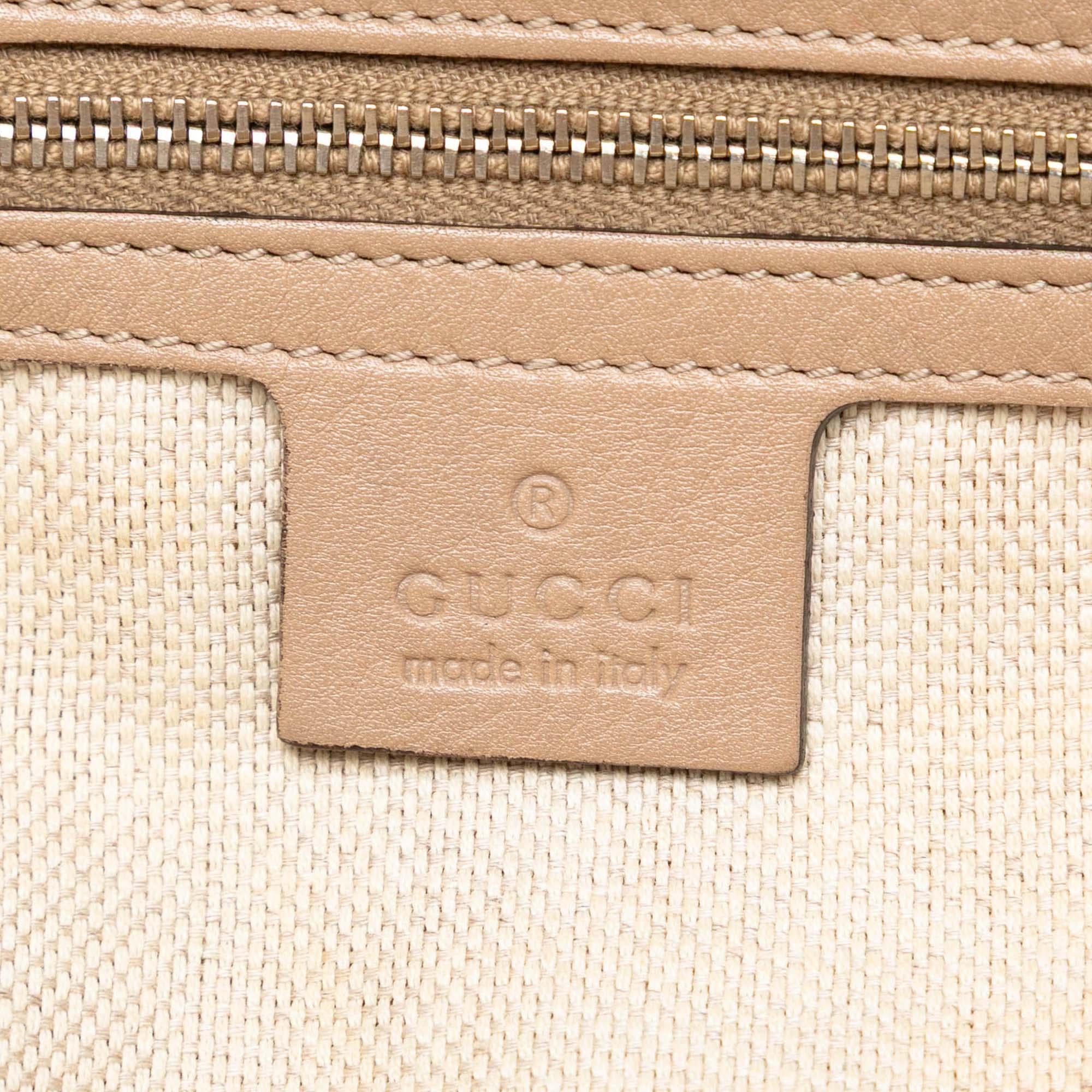 Gucci Medium GG Canvas Web Dressage Tote