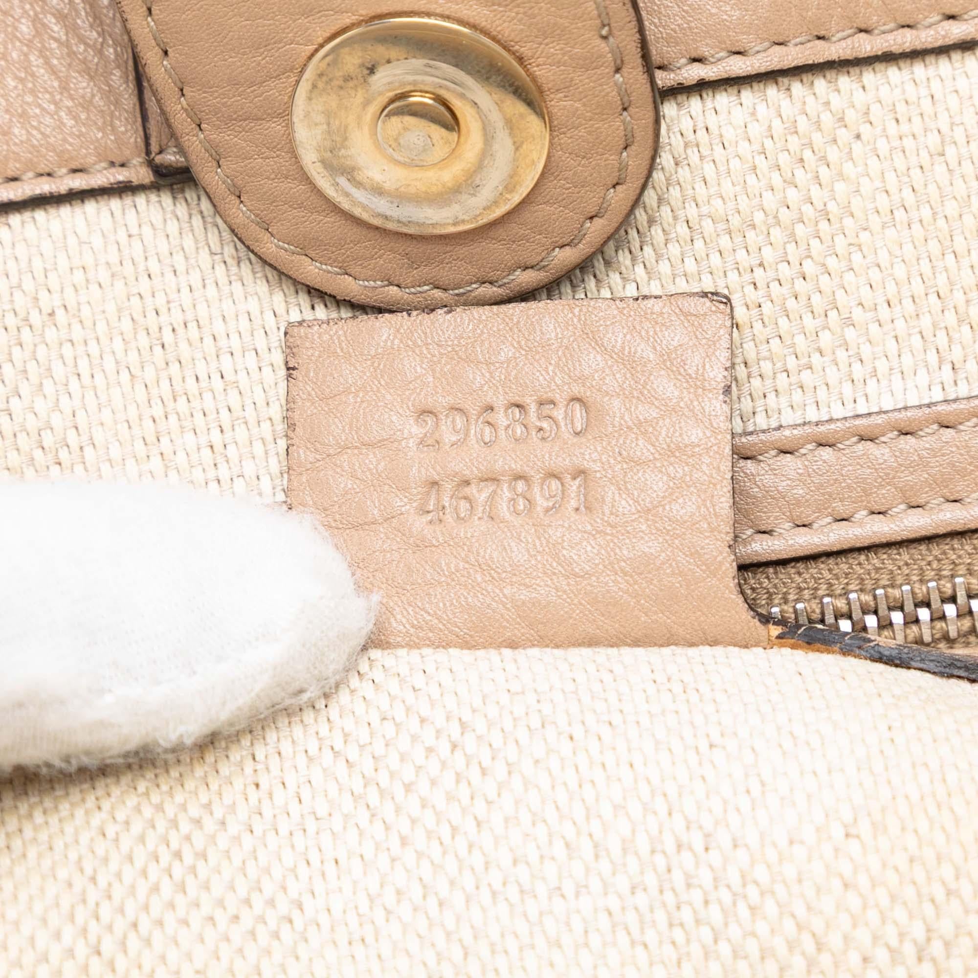 Gucci Medium GG Canvas Web Dressage Tote