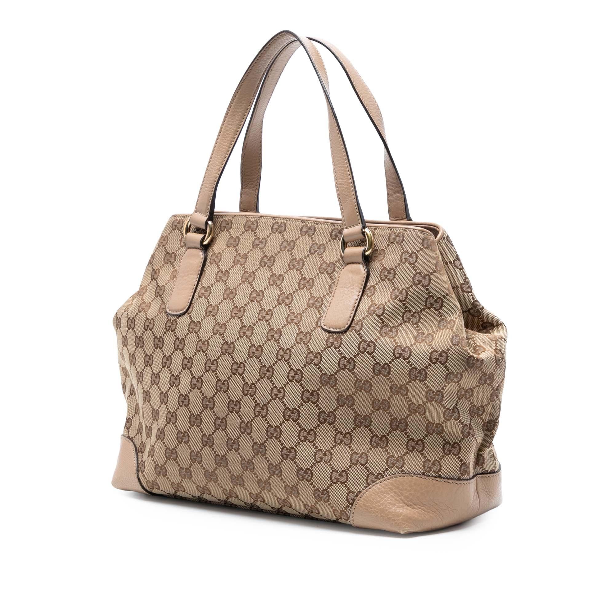 Gucci Medium GG Canvas Web Dressage Tote