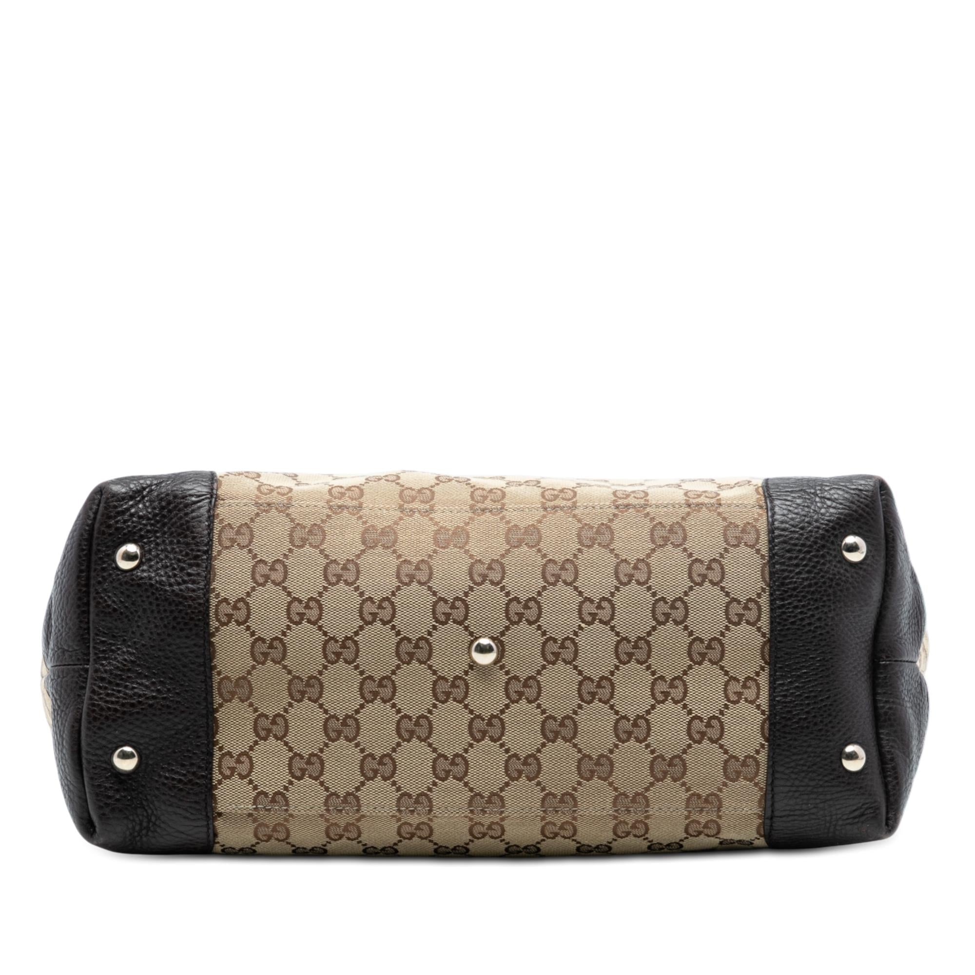 Gucci Medium GG Canvas Web Dressage Tote