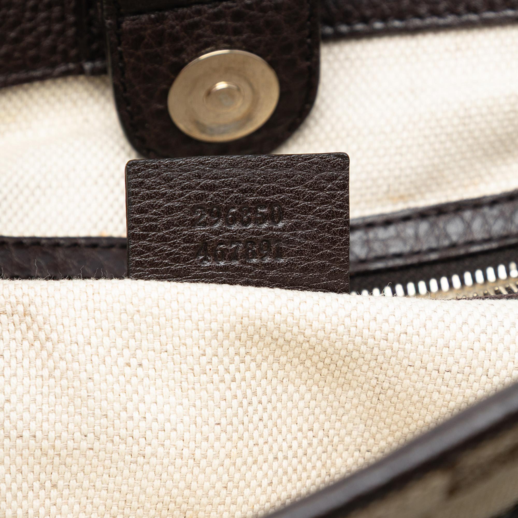 Gucci Medium GG Canvas Web Dressage Tote