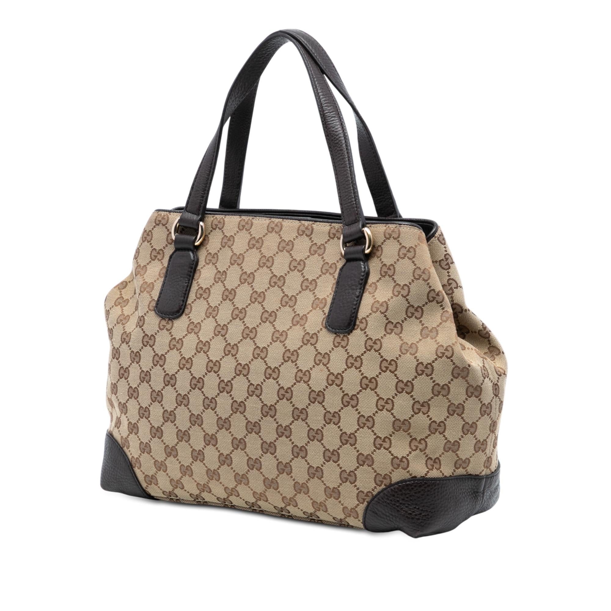 Gucci Medium GG Canvas Web Dressage Tote