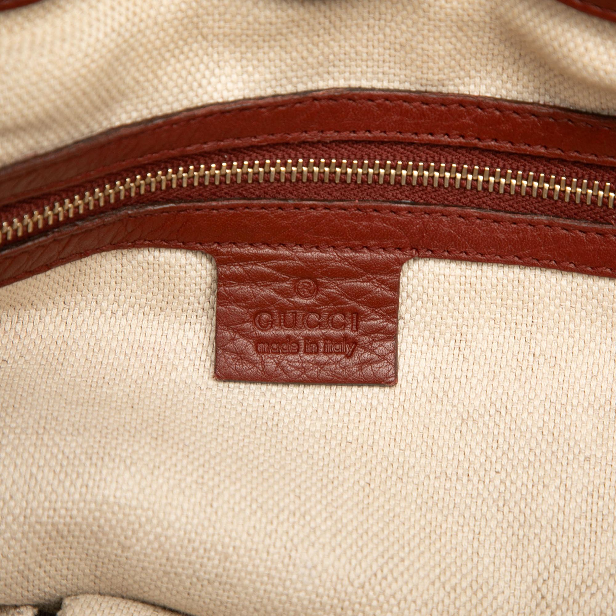 Gucci Medium GG Canvas Web Dressage Tote