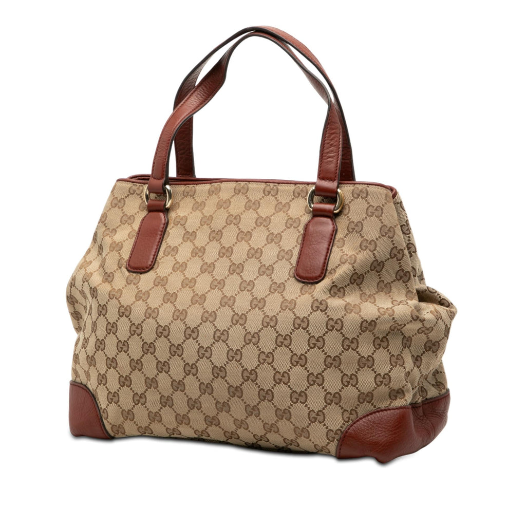 Gucci Medium GG Canvas Web Dressage Tote
