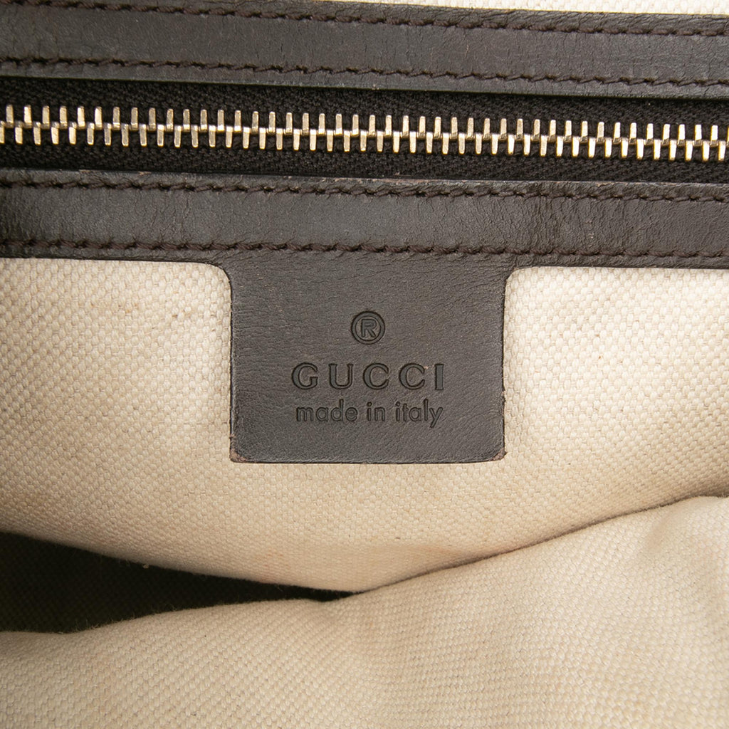 Gucci Medium GG Canvas Web Joy Boston Bag