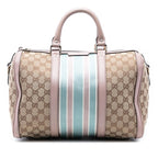 Gucci Medium GG Canvas Web Joy Boston Bag