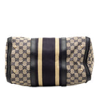 Gucci Medium GG Canvas Web Joy Boston Bag