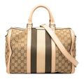 Gucci Medium GG Canvas Web Joy Boston Bag