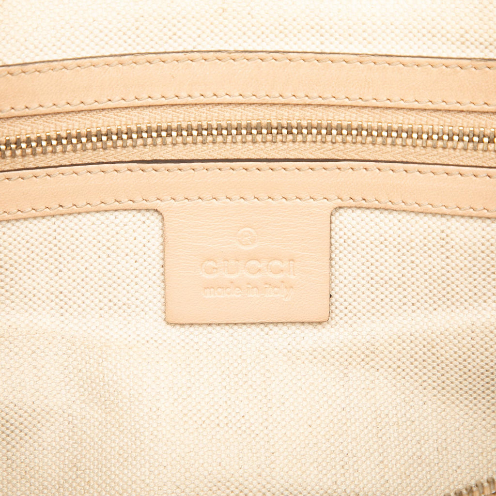 Gucci Medium GG Canvas Web Joy Boston Bag