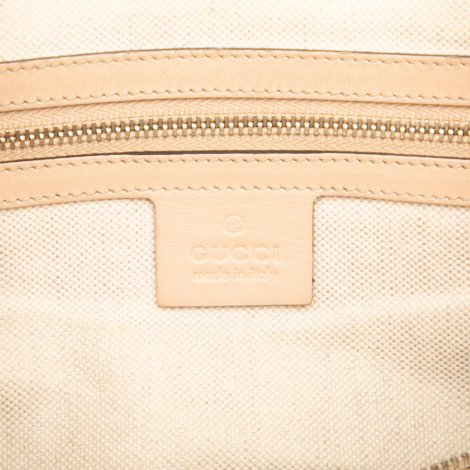 Gucci Medium GG Canvas Web Joy Boston Bag